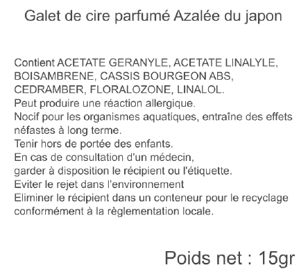 galet azalée du japon ugo 15gr