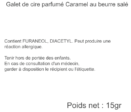 galet caramel au beurre salé ugo 15gr