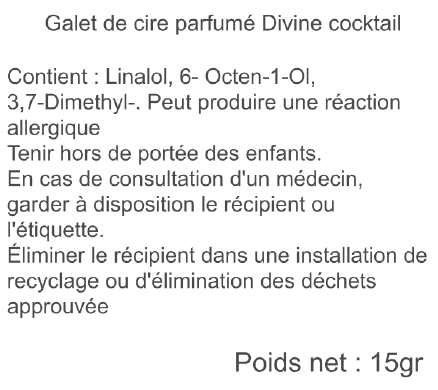 galet divine cocktail subliscent 15gr