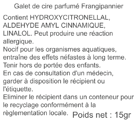 galet frangipanier ugo 15gr