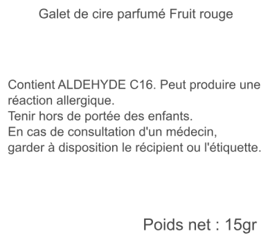 galet fruit rouge ugo 15gr