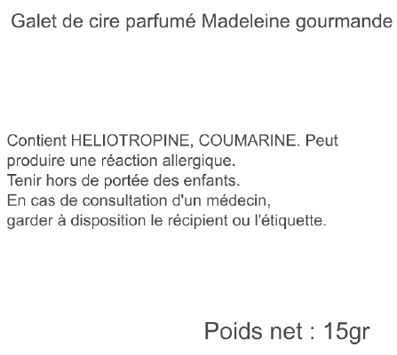 galet madeleine gourmande ugo 15gr