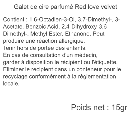 galet red love velvet 15gr