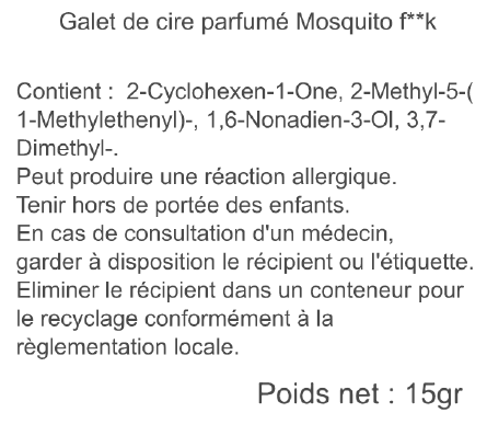 galet mosquito subliscents 15gr